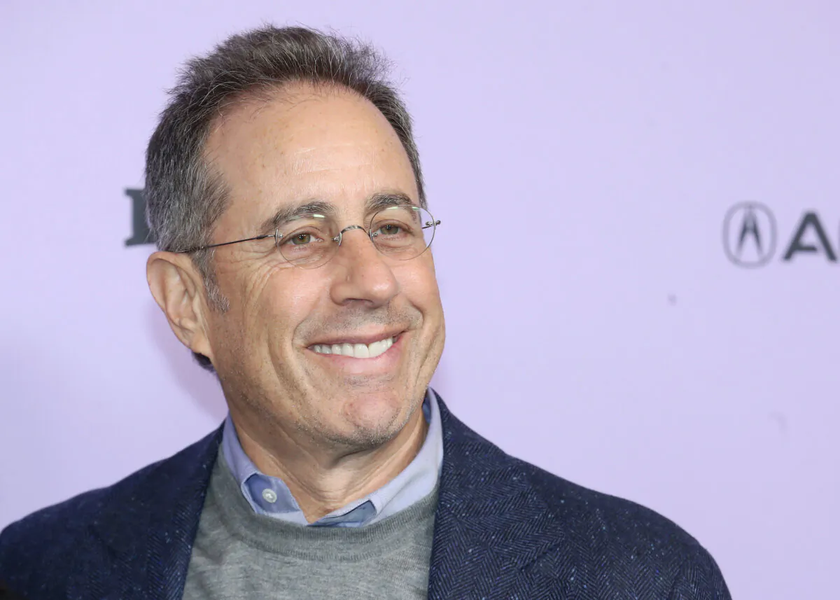 Jerry Seinfeld during the 2024 Sundance Film Festival at The Ray Theatre in Park City, Utah on Jan. 22, 2024. (Mat Hayward/Getty Images)