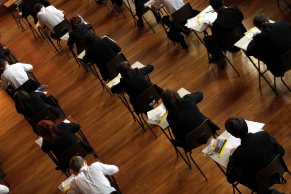 File photo of an exam in progress, dated March 2, 2012. (David Davies/PA Wire)