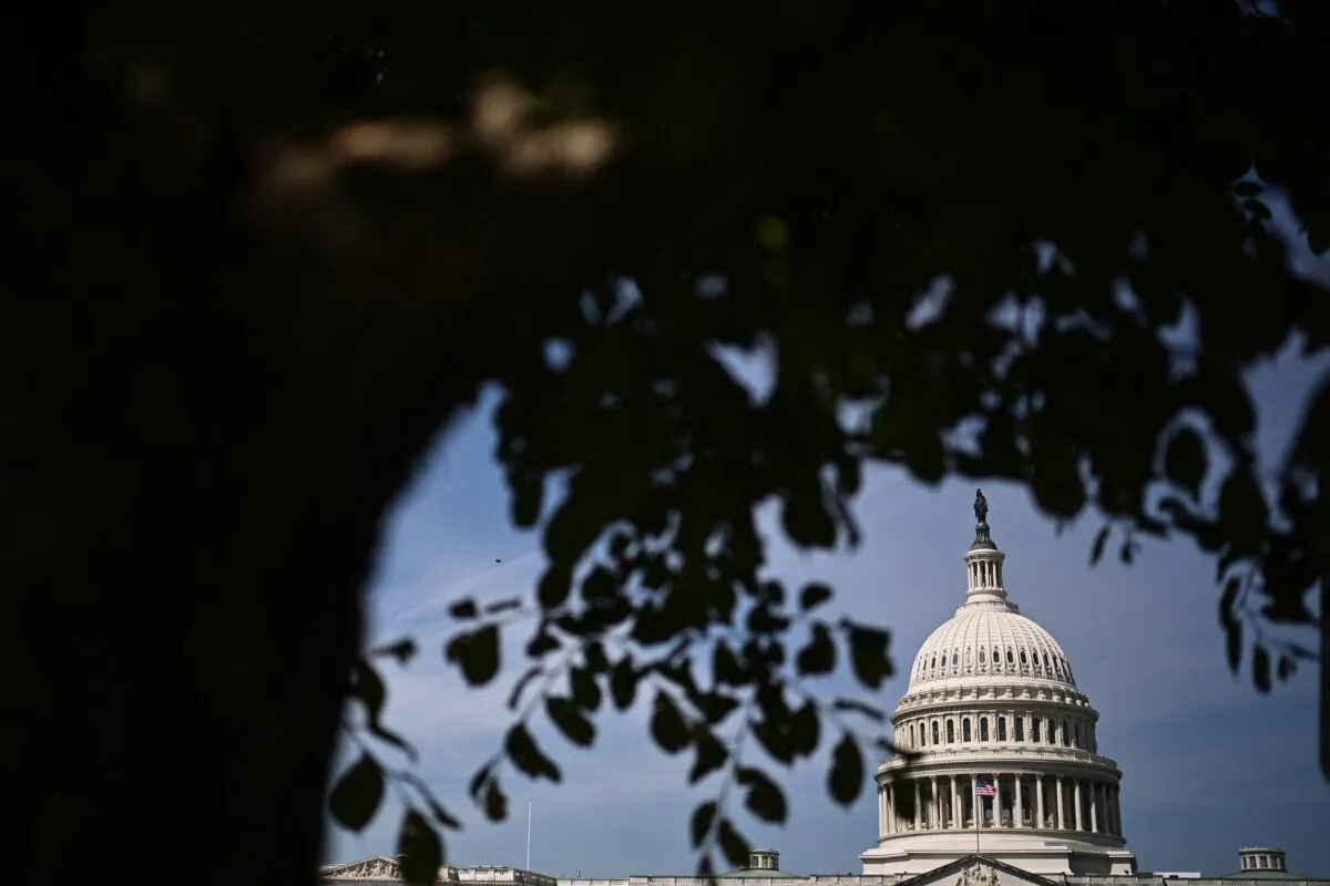The US Capitol in Washington, on April 23, 2024. (Mandel Ngan/AFP via Getty Images)