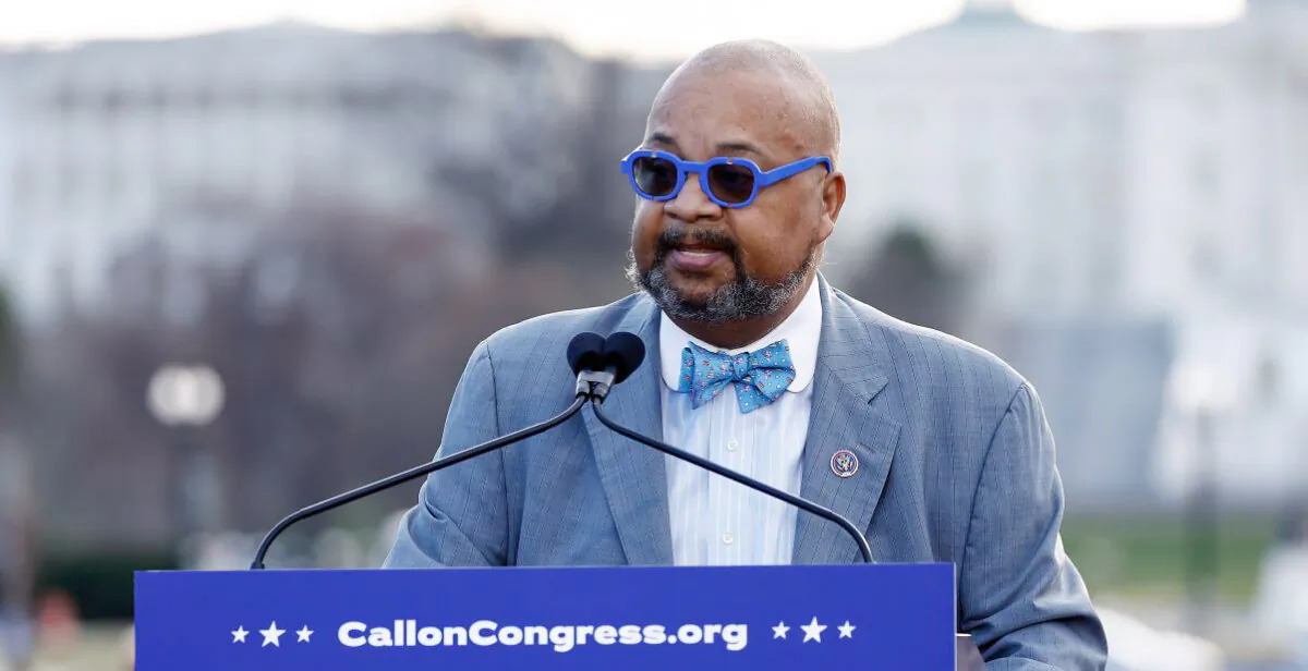 Rep. Donald Payne, Jr. (D-N.J.) at an event in Washington on March 12, 2024. (Paul Morigi/Getty Images for Fight Colorectal Cancer)