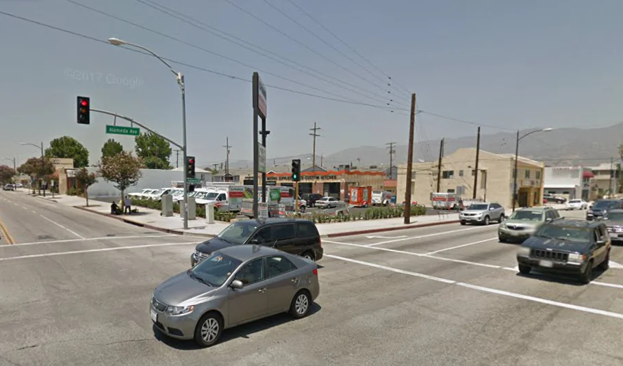 Victory Boulevard and Alameda Avenue in Burbank in June 2015. (Google Maps/Screenshot via California Insider)
