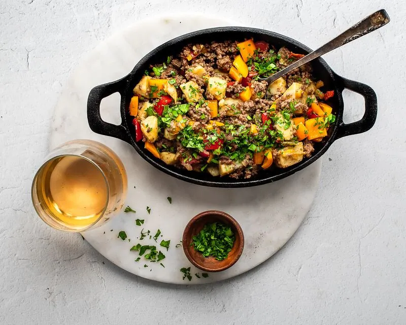 This bison skillet is perfect for a hearty breakfast. (Jennifer McGruther)