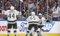 Kopitar’s Overtime Goal Draws Kings Even in Playoff Series With Oilers