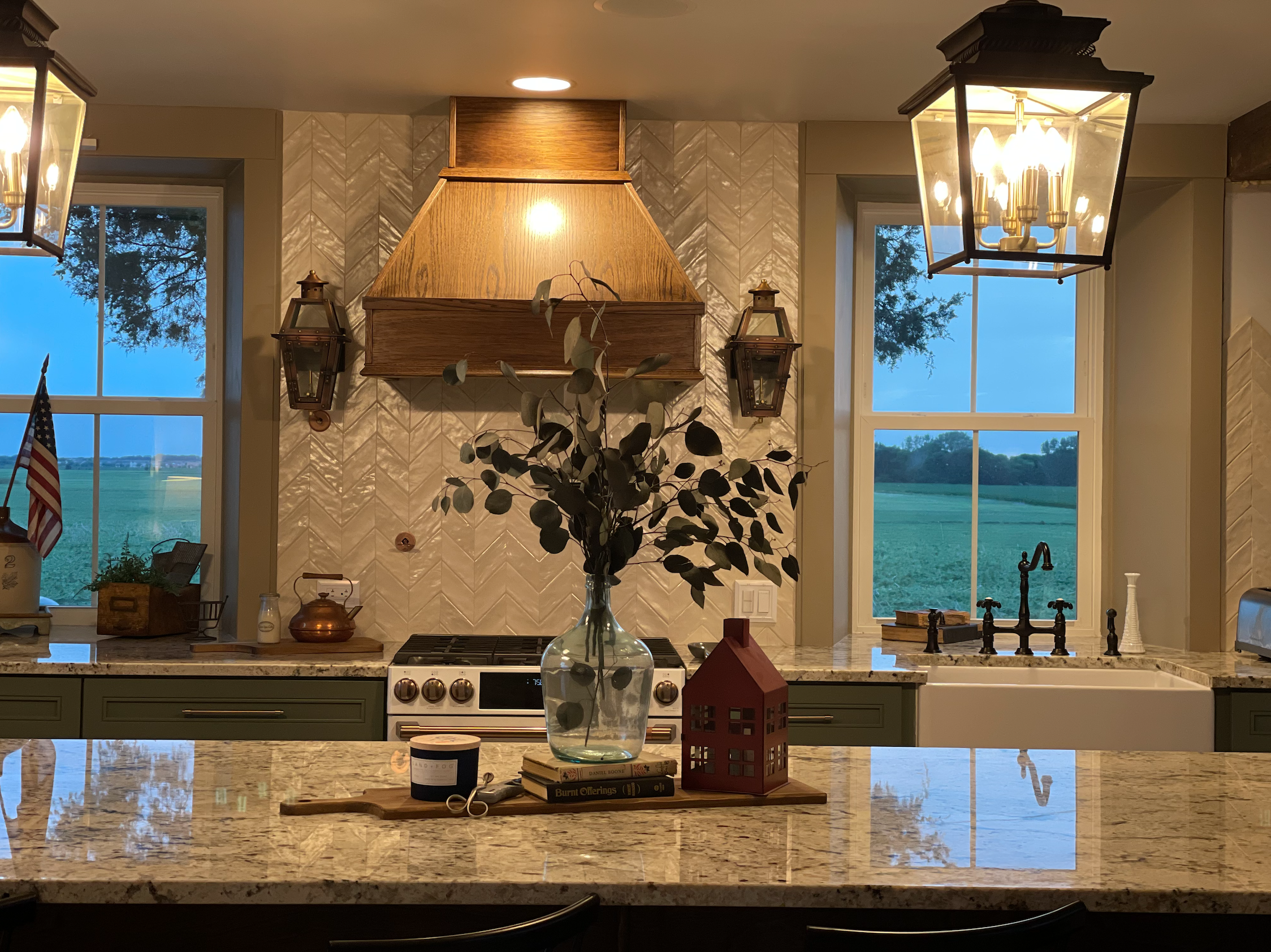 The newly transformed kitchen.