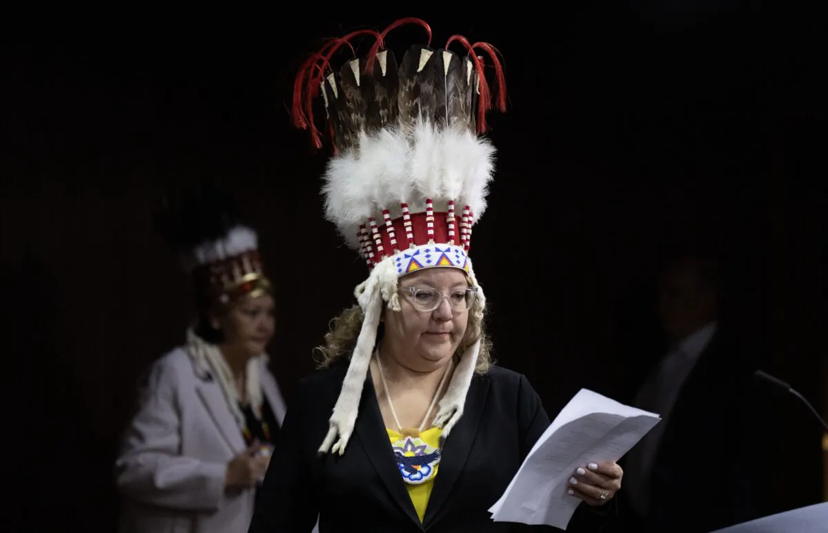 National Chief of the Assembly of First Nations Cindy Woodhouse in a file photo. (The Canadian Press/Adrian Wyld)