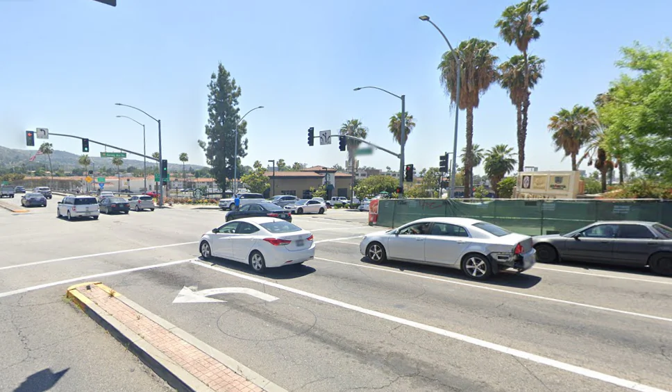 The intersection of Barranca Street and Garvey Avenue in West Covina in May 2022. (Google Maps/Screenshot via California Insider)
