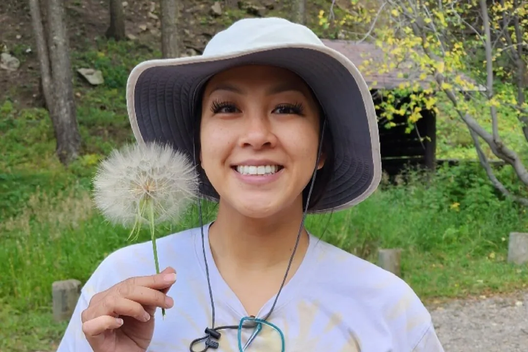 A photo of Quynh on a camping trip, taken shortly after Eleanor's passing. (Courtesy of Quynh Truong)