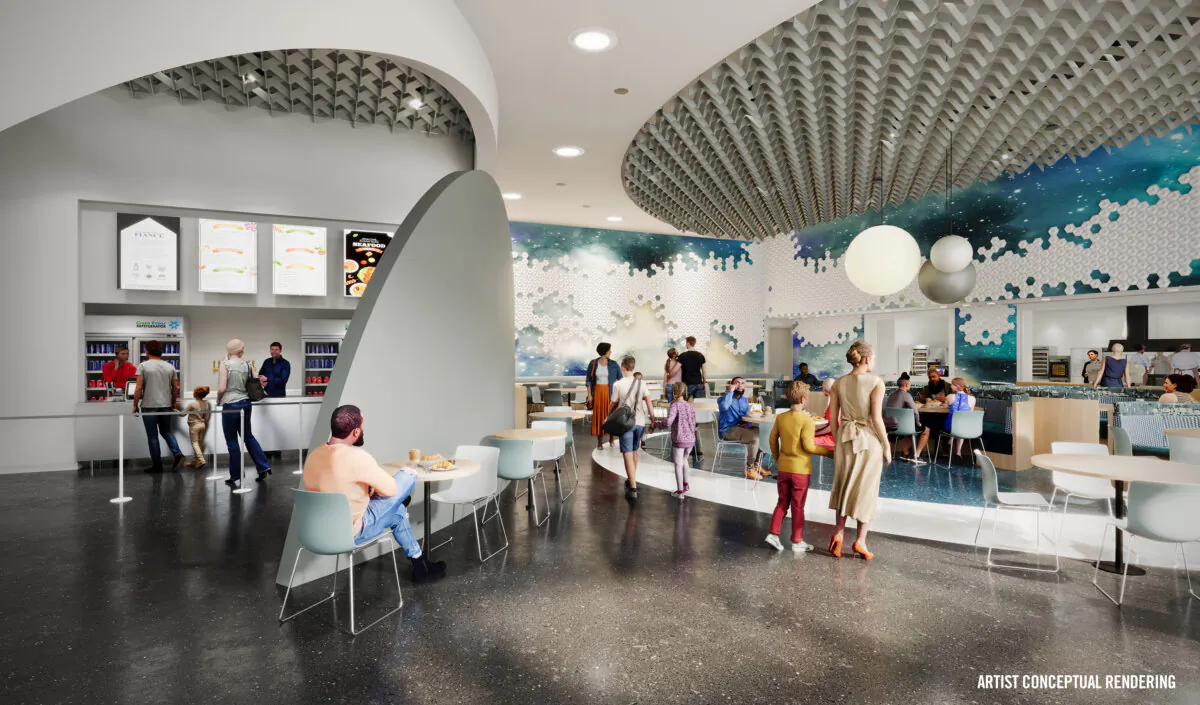 Cosmos Cafe and Market will be the quick-service restaurant inside Stella Nova resort near the under-construction theme park Epic Universe. (Universal Orlando/TNS)