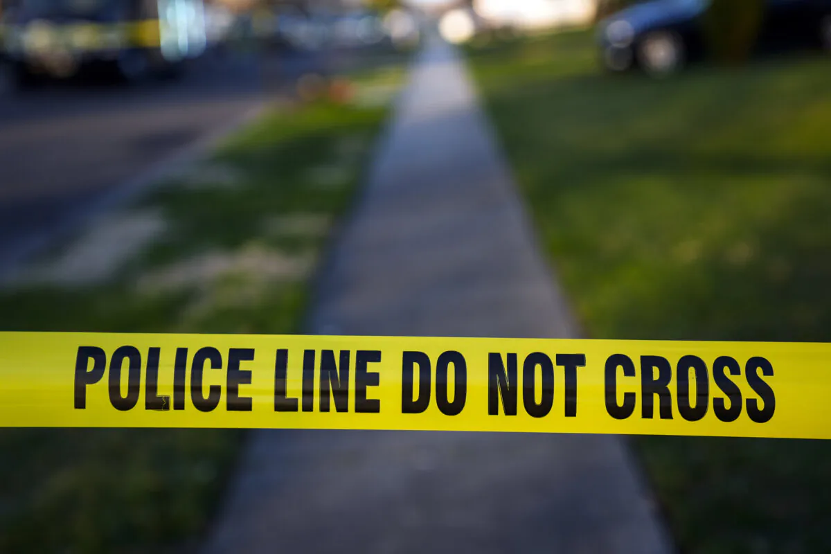 Police tape in a file photo. (Matt Rourke/AP Photo)