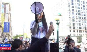 Hostage Support Group Protests at Columbia University