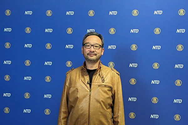 Liu Donghui, a former employee of a Chinese state-owned enterprise, in Los Angeles, Calif., in April 2024. He said his family members suffered under the CCP's rule. (Shawn Ma/The Epoch Times)