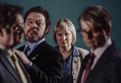 "The Agreement" by Irish playwright Owen McCafferty stages the dramatic lead-up to the Belfast Agreement. (Carrie Davenport)