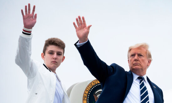 Barron Trump Makes Political Debut