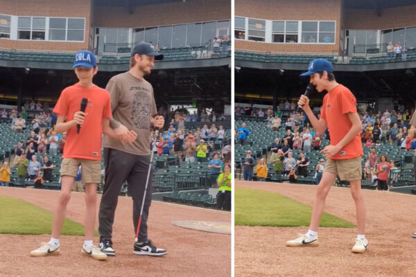 ‘God Gave Him This Talent’: Blind 13-Year-Old Stuns Audience at Baseball Game With His Rendition of the National Anthem