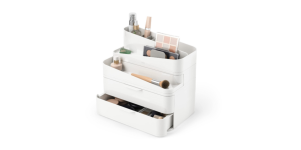 Umbra Glam Large Three-Drawer Cosmetic Organizer