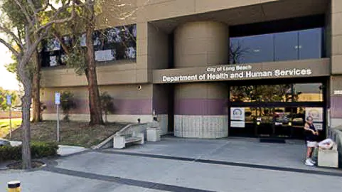 The Long Beach Department of Health and Human Services on Grand Avenue in February 2024.
 (Google Maps/Screenshot via The Epoch Times)