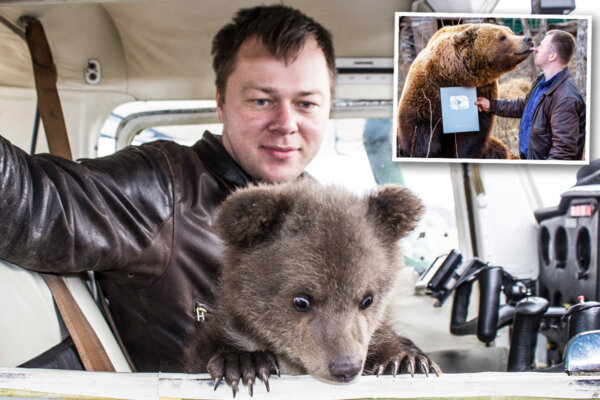 Pilot Rescues Bear Cub Abandoned on Airfield, Now Shares an Unlikely Bond With Him
