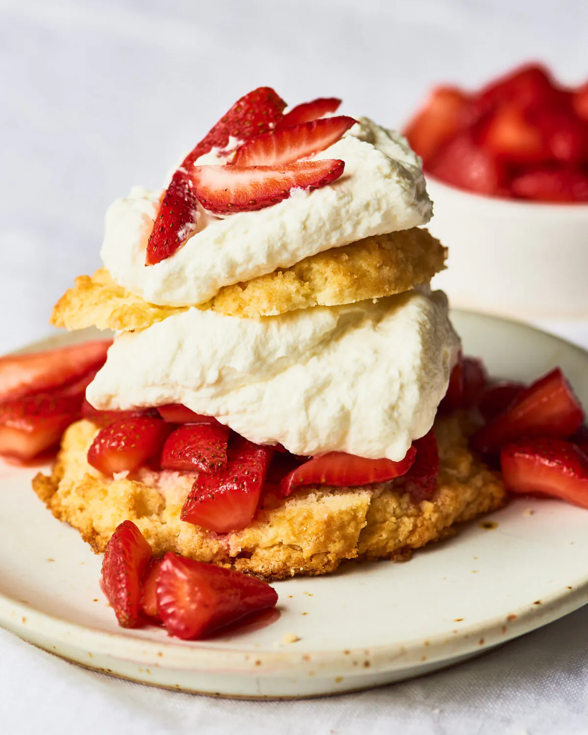 Let strawberries shine with our super-simple (and highly delicious) shortcake and homemade whipped cream. (Joe Lingeman/TNS)