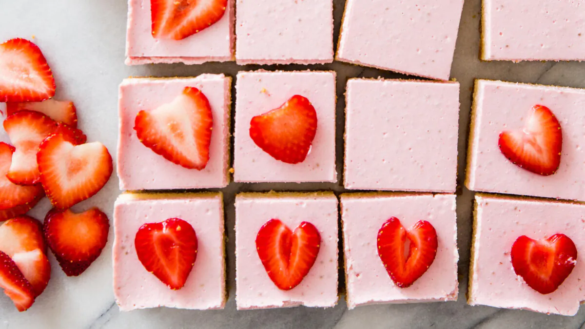 This sweet treat has a strong strawberry flavor without sacrificing any of the cheesecake's signature creaminess. (America's Test Kitchen/TNS)