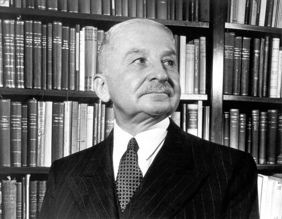 Austrian economist Ludwig von Mises. (Friedrich Hayek/Flickr via Mises Institute)