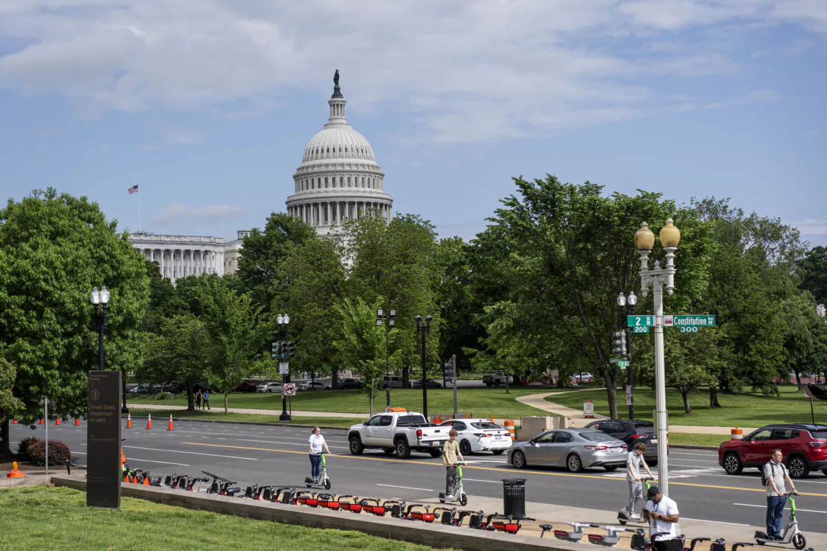 The U.S. Capitol on May 7, 2024. (Madalina Vasiliu/The Epoch Times)