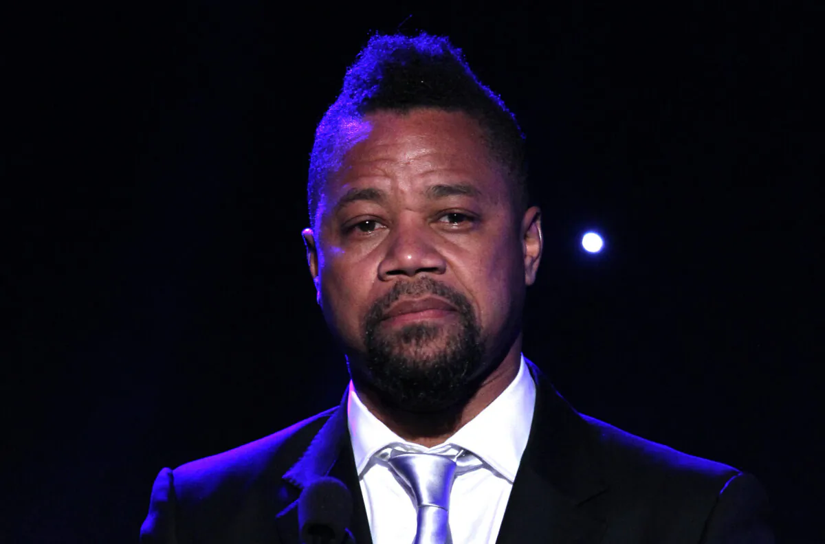 Actor Cuba Gooding Jr. speaks onstage during the 5th Annual Reel Stories, Real Lives event benefiting MPTF at Milk Studios in Hollywood, Calif., on April 7, 2016. (Tommaso Boddi/Getty Images for Motion Picture & Television Fund)