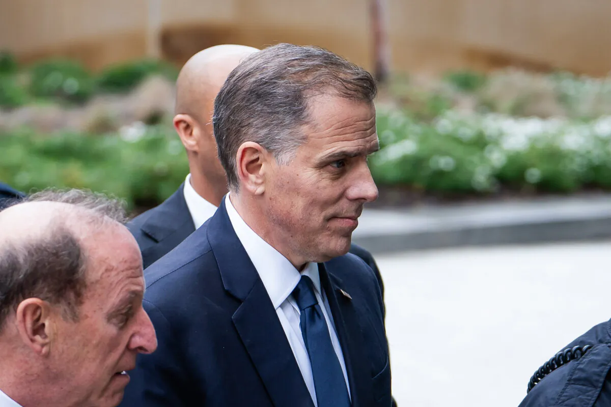 Hunter Biden, President Joe Biden's son, arrives at the Thomas P. O'Neill Jr. House Office Building in Washington on Feb. 28, 2024. (Madalina Vasiliu/The Epoch Times)