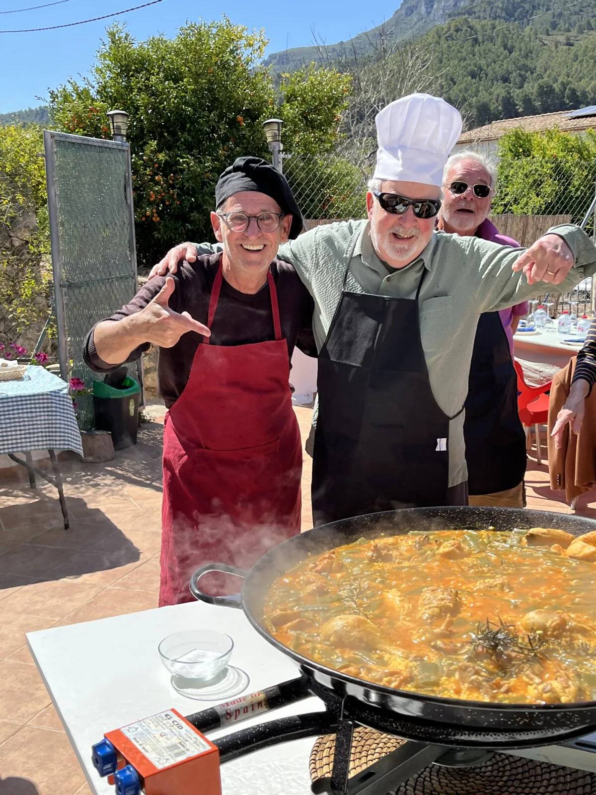 Authentic Paella cooking class near Valencia, Spain. (Andy Yemma/TNS)