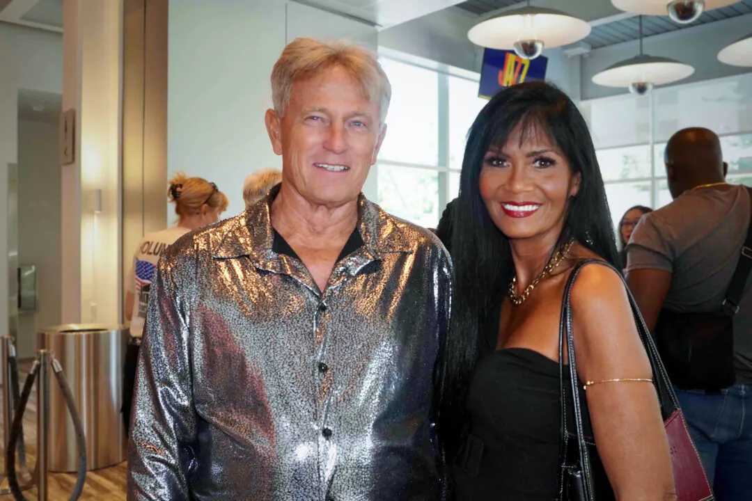 Steve Hall and Bernie Bachetera enjoyed Shen Yun's matinee at the Dr. Philips Center for the Performing Arts on May 9, 2024. (Sally Sun/The Epoch Times)