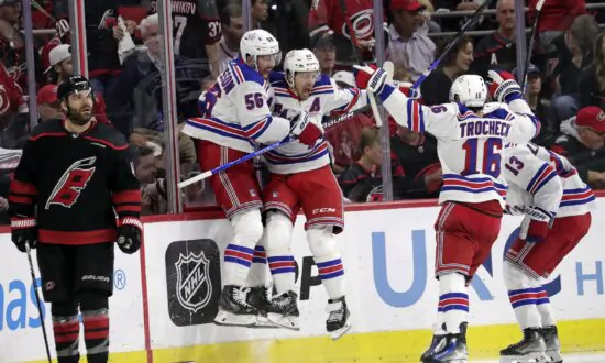 Rangers Beat Hurricanes in OT 3–2 Taking Series Lead 3–0
