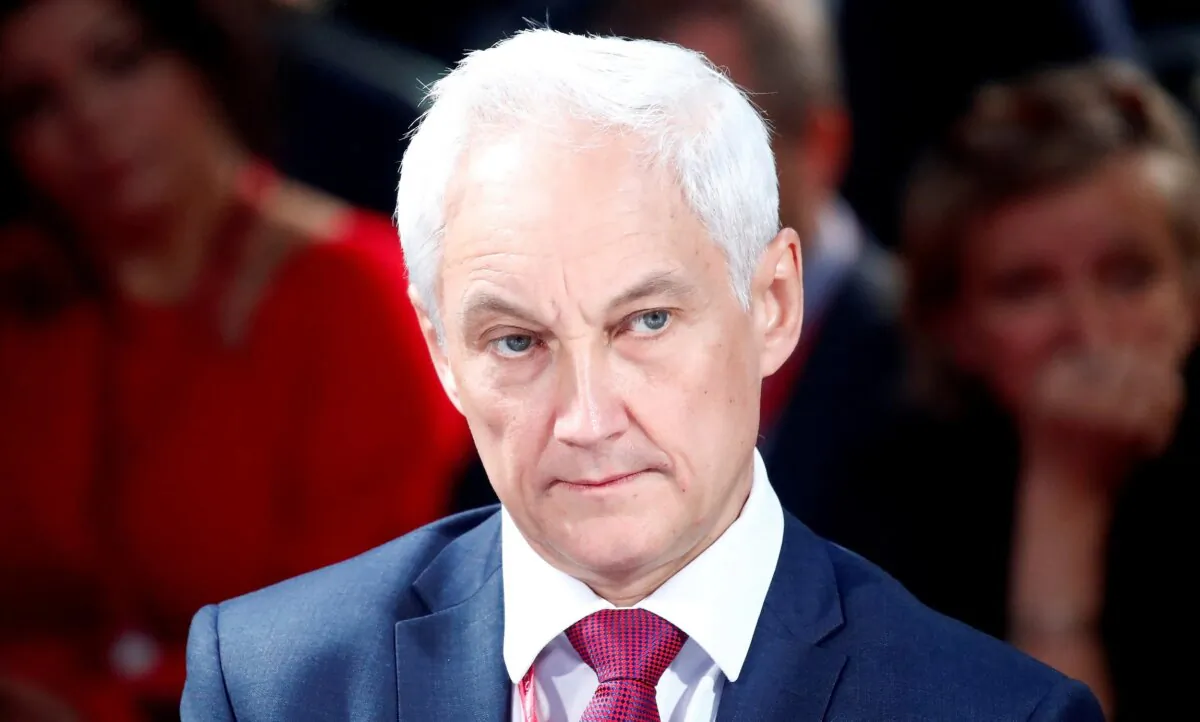 Andrei Belousov attends a session of the St. Petersburg International Economic Forum in Russia, on June 7, 2019. (Maxim Shemetov/Reuters)