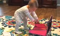 New Chair Gives Girl a Lesson in Coordination