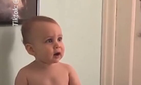 Adorable Baby Sings With Daddy