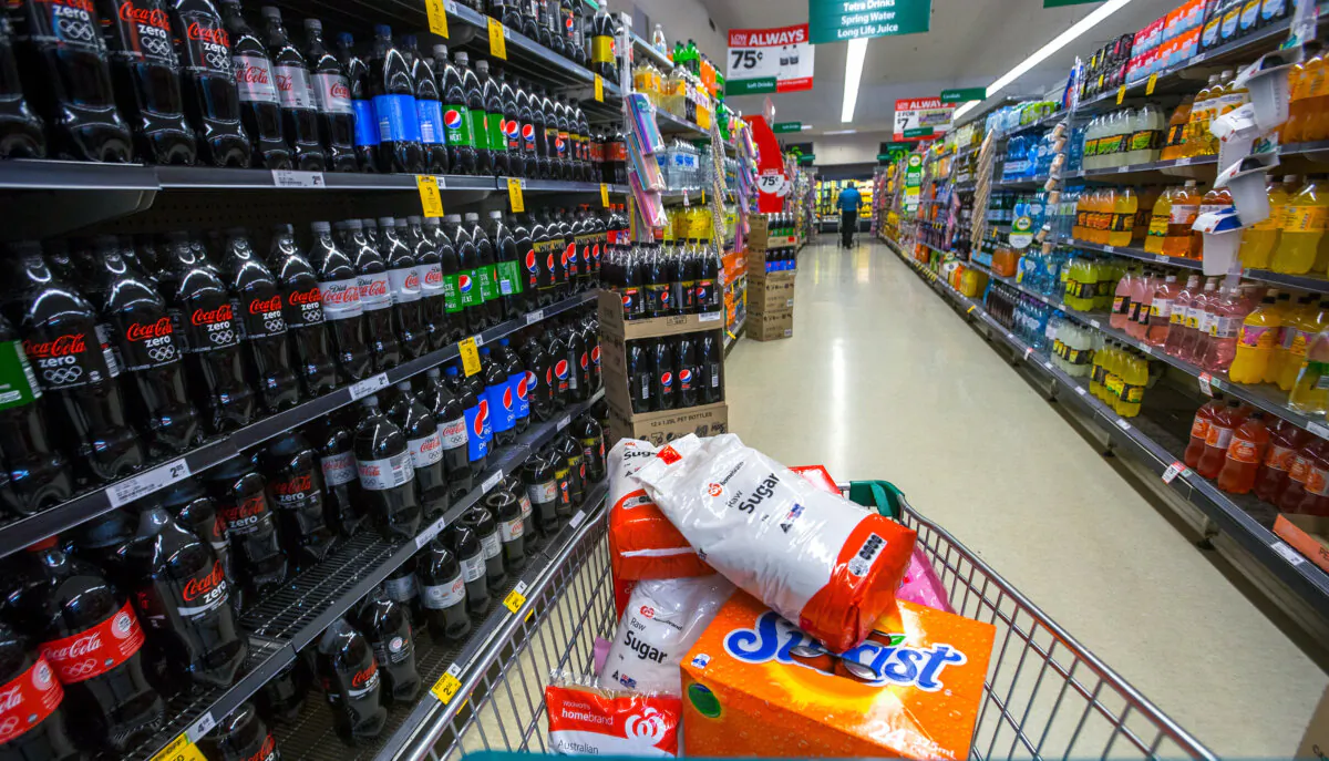 Ultra-processed foods such as soft drinks rely on additives such as food coloring and flavoring formulas. (The Epoch Times)