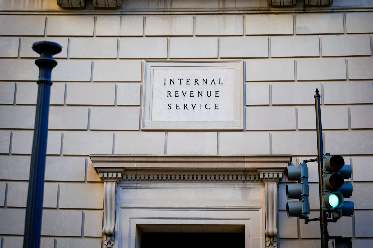 The Internal Revenue Service (IRS) building in Washington on Jan. 4, 2024. (Madalina Vasiliu/The Epoch Times)