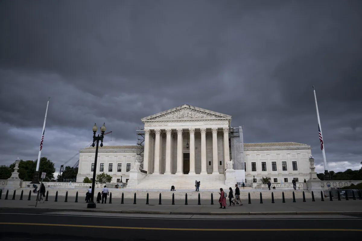 The U.S. Supreme Court in Washington on May 15, 2024. (Madalina Vasiliu/The Epoch Times)