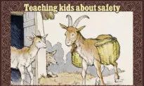 Mama Goat Tells Baby a ‘Safety Code’ to Keep Wolf Away—But the Lurking Predator Hears It All