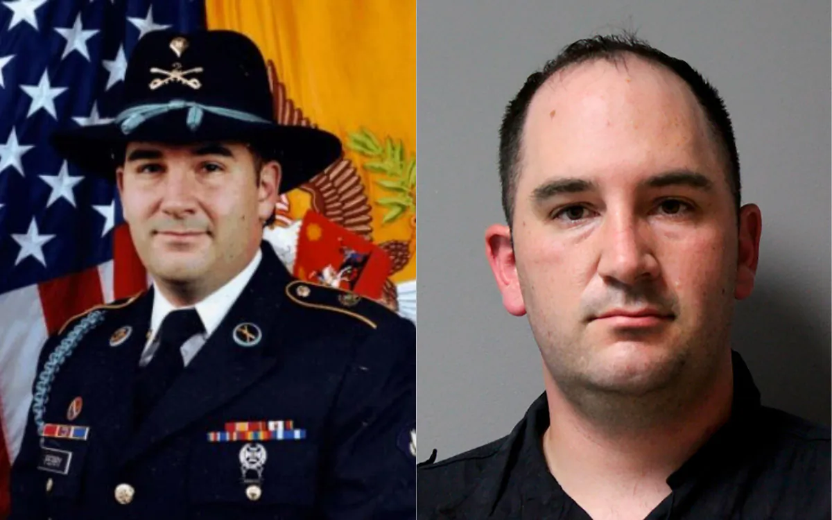 U.S. Army Sgt. Daniel Perry in file images. (Courtesy of Broden & Mickelsen/Austin Police Department)