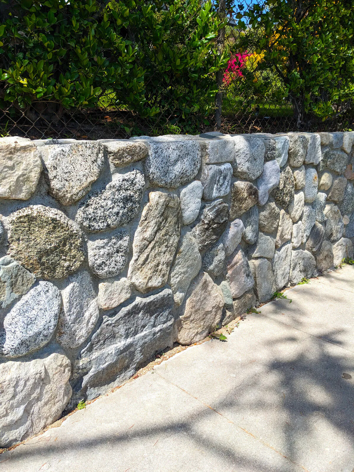 This retaining wall was rebuilt by recycling all the original stone. The original wall stood for over 110 years! (Tim Carter/Tribune Content Agency/TNS)