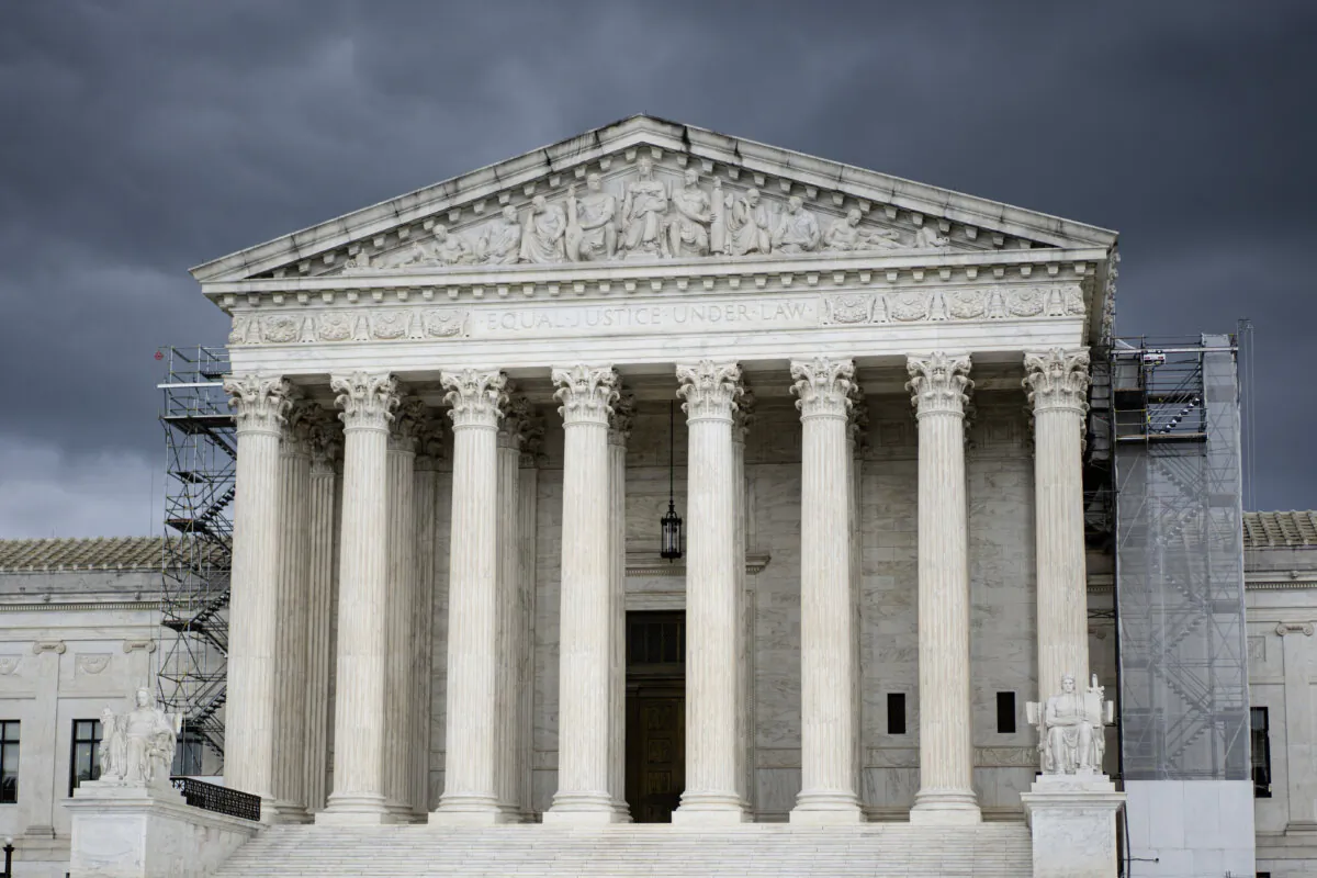 The U.S. Supreme Court in Washington on May 15, 2024. (Madalina Vasiliu/The Epoch Times)