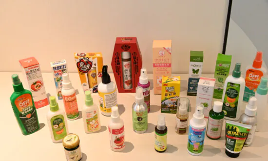 Test Results on 25 Mosquito Repellents by Consumer Council Show One Sample That Seemed to Attract Rather Than Repel Mosquitoes