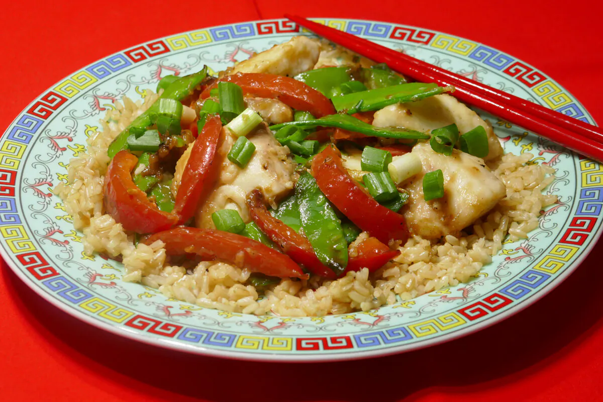 Ginger Soy Stir-fried Fish. (Linda Gassenheimer/TNS)