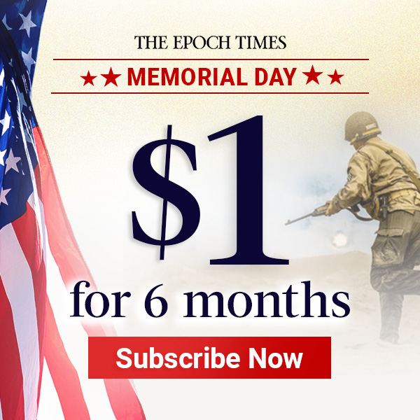Memorial Day Sale—$1 FOR 6 MONTHS
