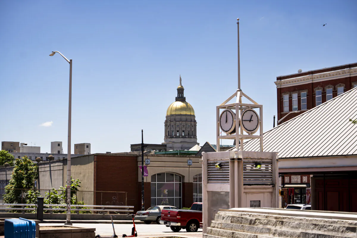 Georgia State Capitol in Atlanta, Ga., on May 20, 2024. (Madalina Vasiliu/The Epoch Times)