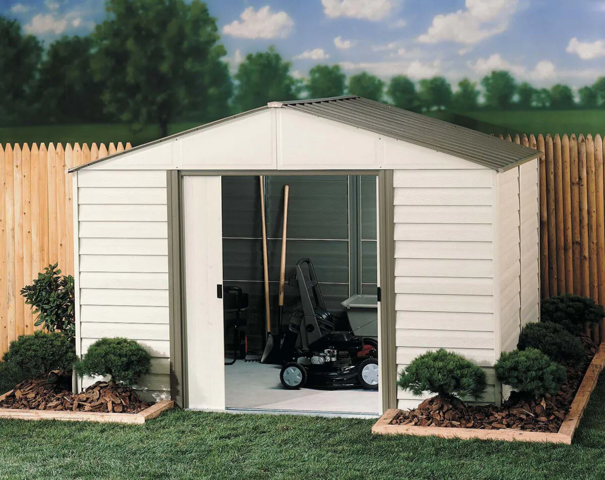 The units are designed for do-it-yourself construction. (Arrow Sheds/TNS)