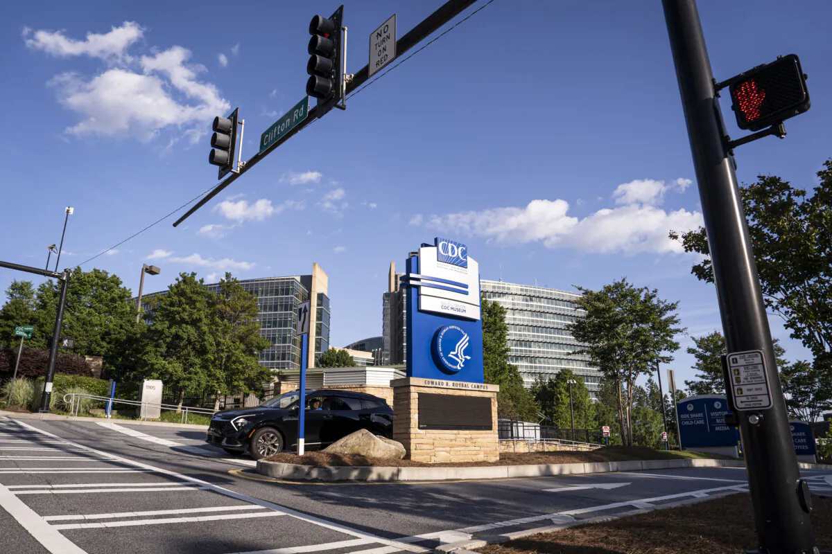 The Centers for Disease Control and Prevention (CDC) headquarters in Atlanta, Ga., on May 21, 2024. (Madalina Vasiliu/The Epoch Times)