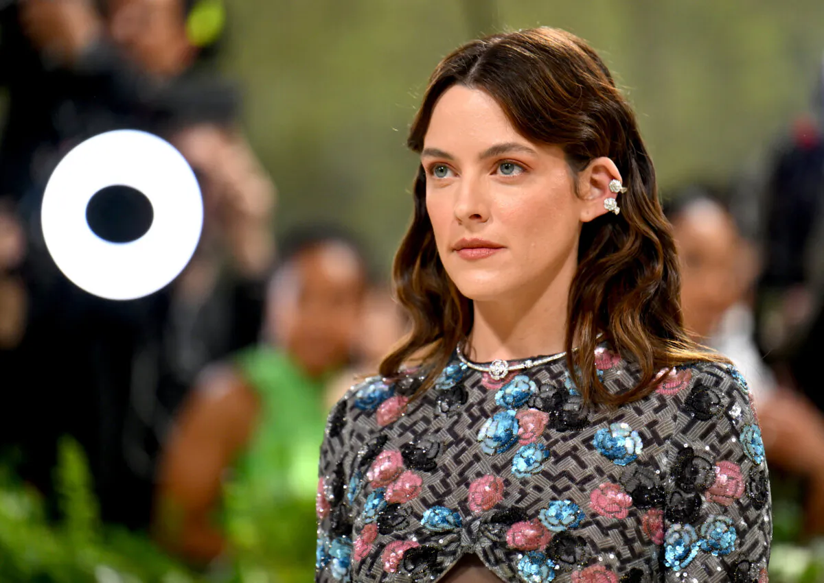 Actress Riley Keough arrives for the 2024 Met Gala at the Metropolitan Museum of Art in New York on May 6, 2024. (Angela Weiss/AFP via Getty Images)