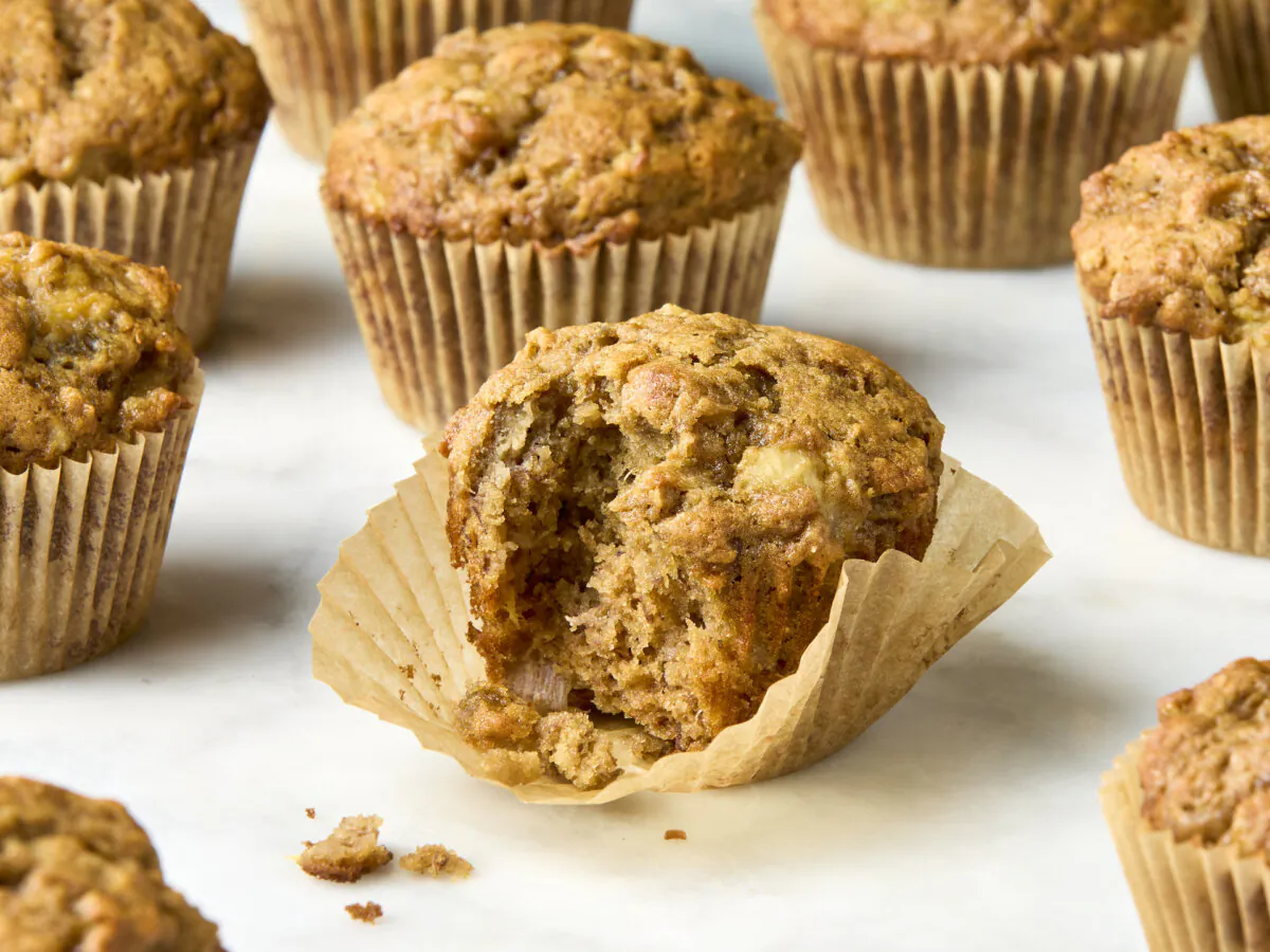 These one-bowl banana muffins are perfectly moist, no mixer or fancy ingredients required. (Alex Lepe/TNS