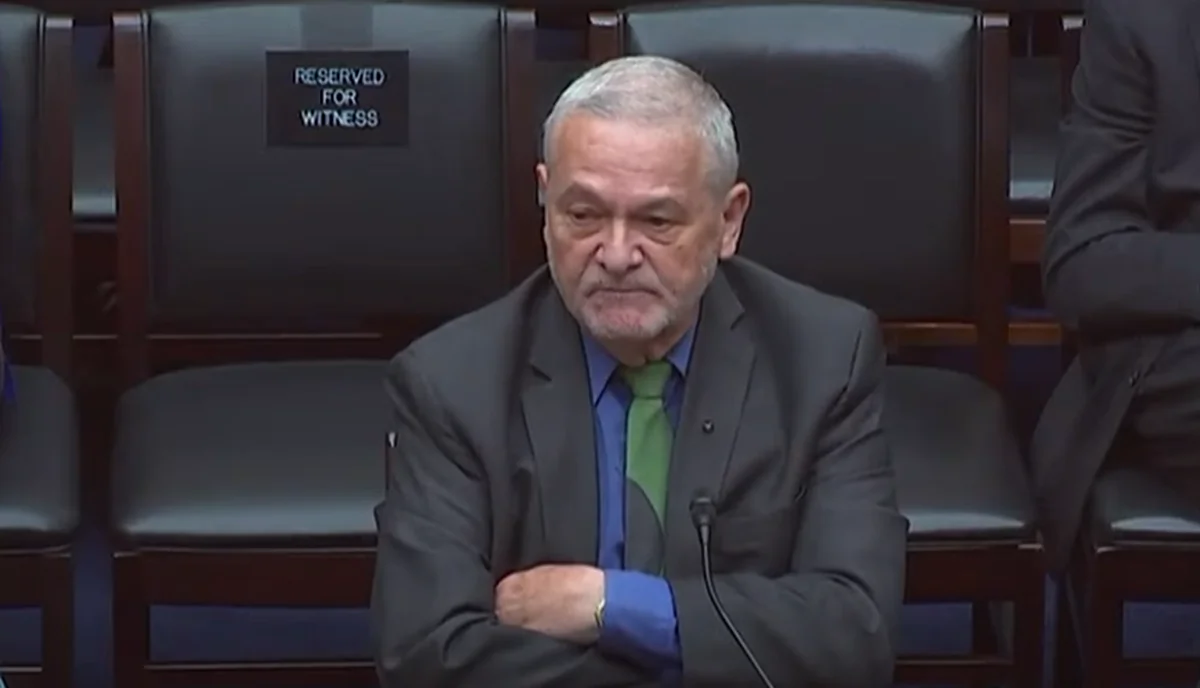 Dr. Davis Morens, a longtime adviser to Dr. Anthony Fauci, in Washington on May 22, 2024. (U.S. House of Representatives Select Subcommittee on the Coronavirus Pandemic via The Epoch Times)