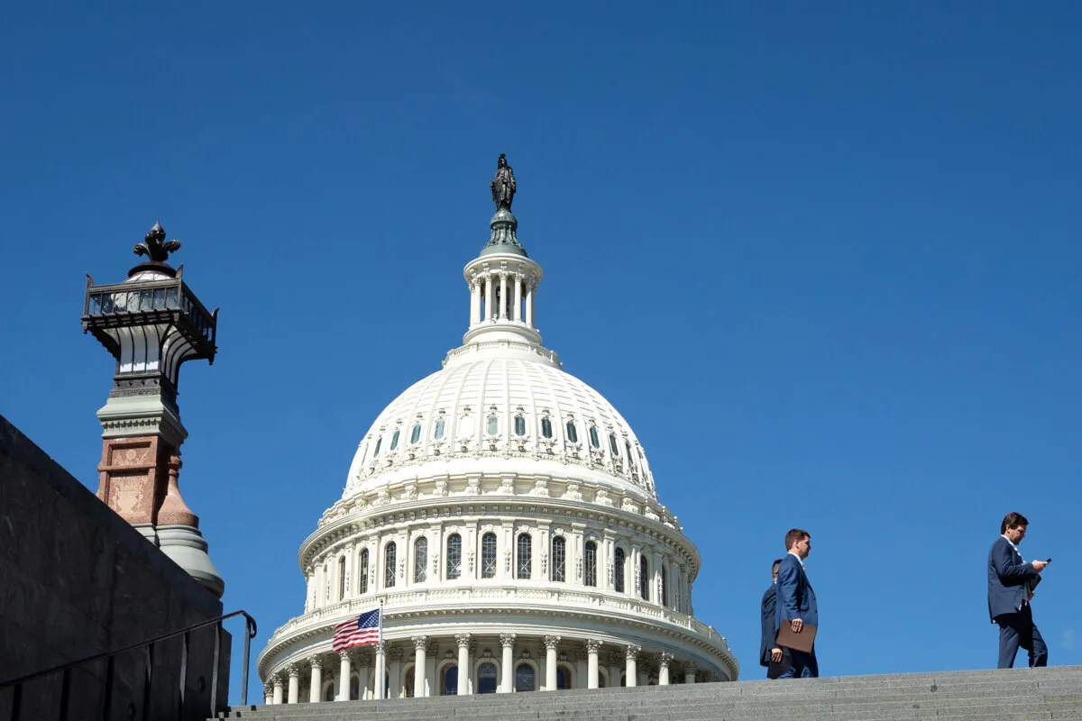 The U.S. Capitol on May 16, 2024. (Allison Bailey/Middle East Images via AFP via Getty Images)